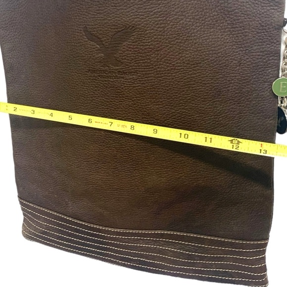 American Eagle Outfitters Dark Brown Leather Tote. - Picture 4 of 10